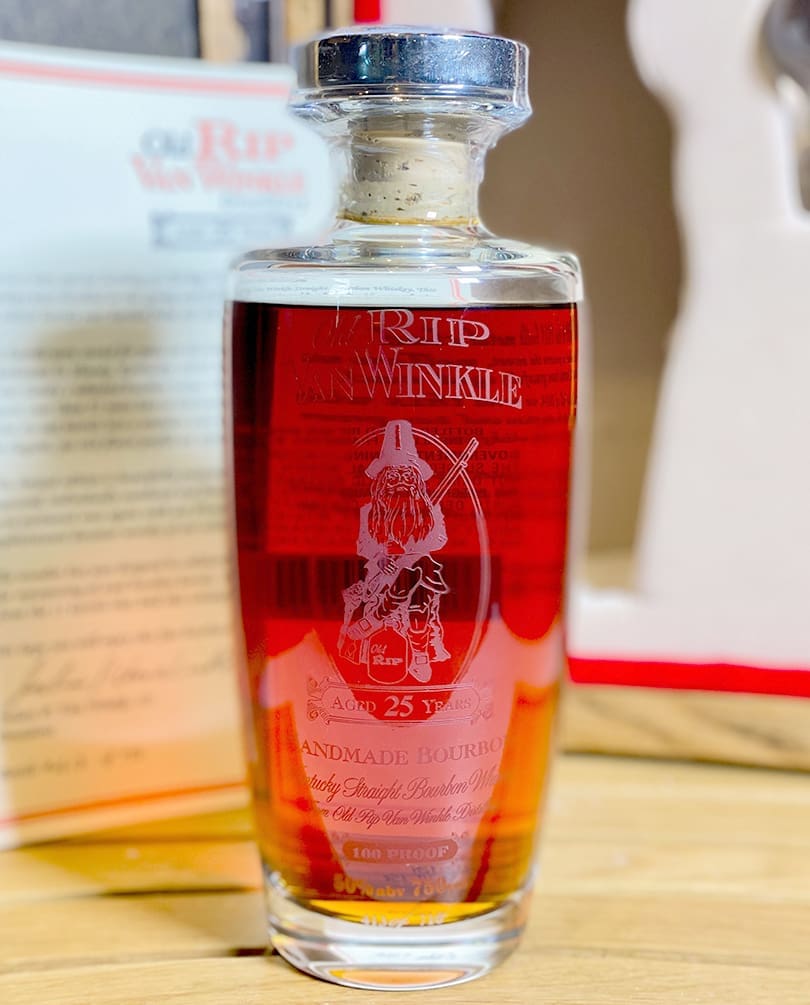 An Anonymous Buyer Spent $40k on a Bottle of Bourbon to Support a Tampa Restaurant 2 rare 25-year-old bottle of Pappy Van Winkle bourbon.