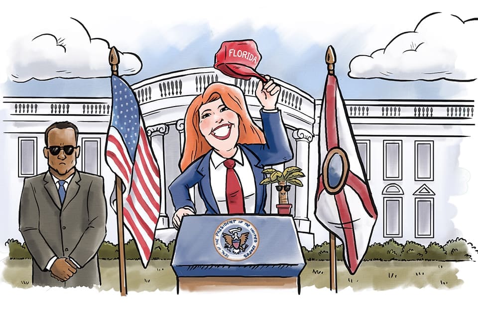 Presidents in Paradise 1 Illustration by Jack Spellman