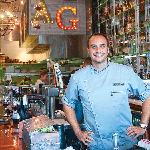 Chef Julien Gremaud uses more than 400 avocados a day. Photograph by Avocado Grill