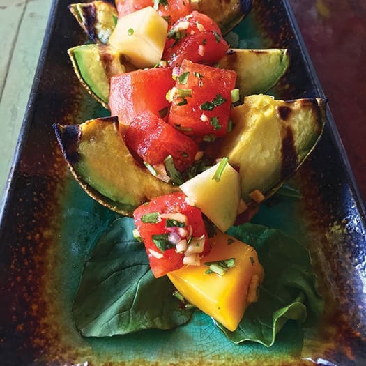 Grilled Florida Avocado Salad; Photograph By Avocado Grill