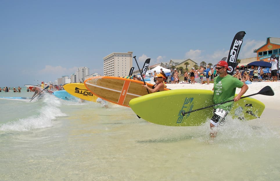 The Tide: Summer 2016 1 Paddleboarders descend on Destin, August 20; Photograph by MC Chavez