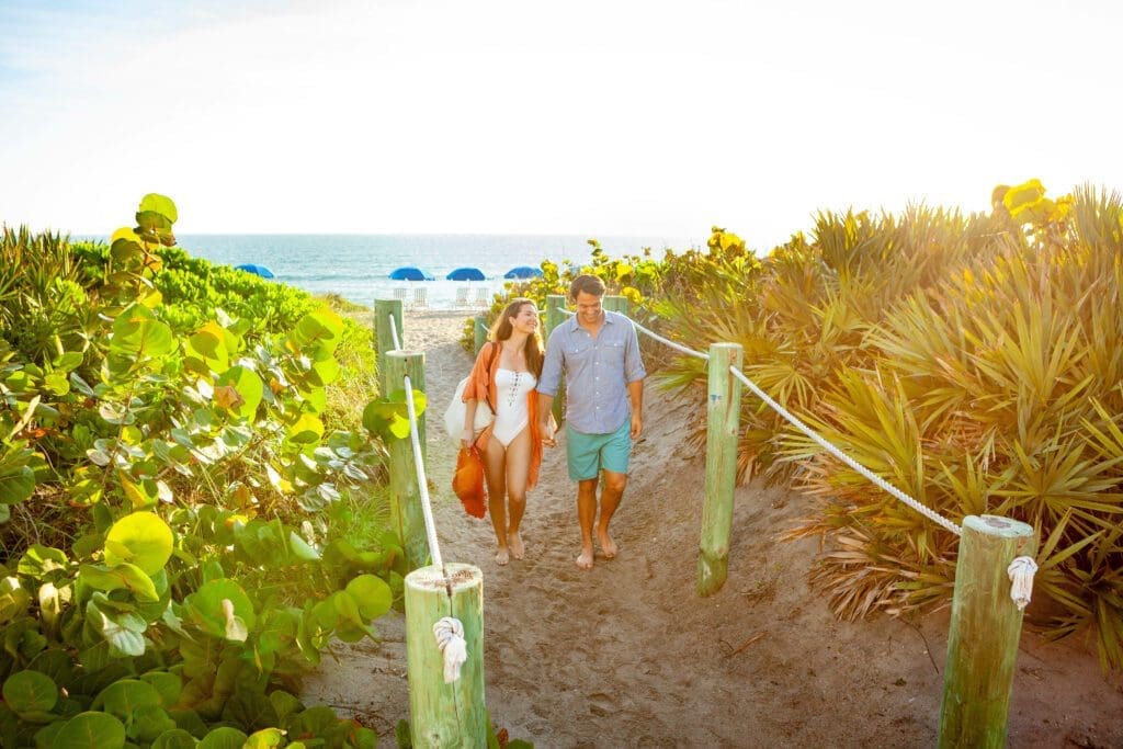 Beach Couple Photo Credit Marriott Hutchinson Island Beach Resort Golf and Marina.jpg