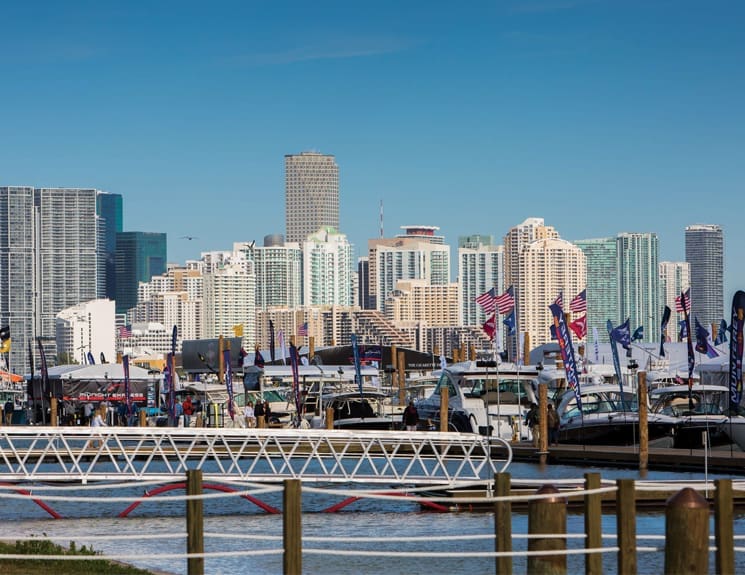 More than 1,300 boats will be on display at the Miami International Boat Show; Photography by Miami International Boat Show