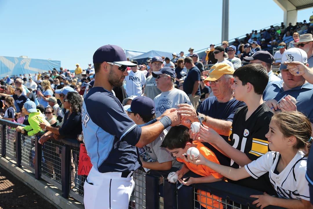 ICONS.V9.Outfielder Kevin KiermaierSpringTraining.pc .Skip Milos