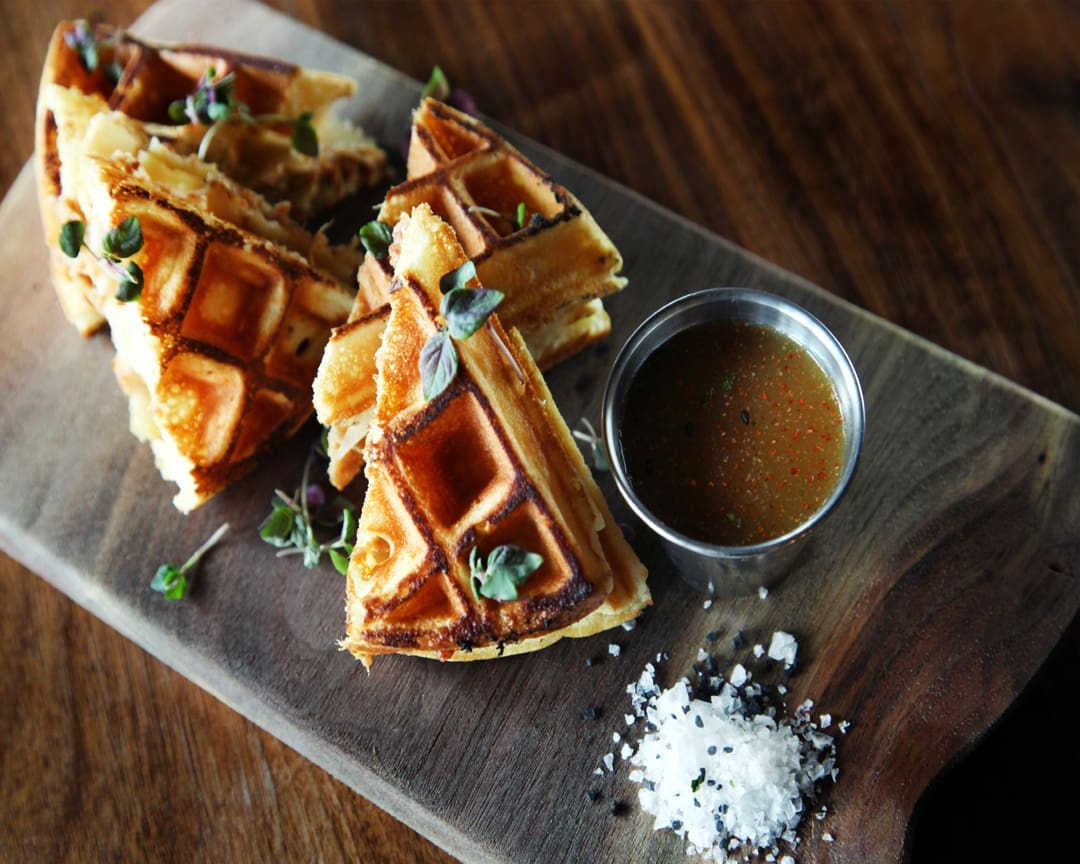 Beaker Gray Waffle Panini 1 photo credit Cortney Cates