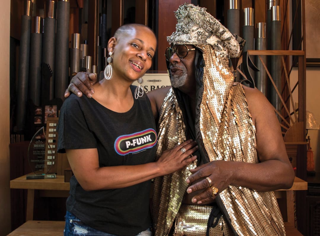 Bringing Back the Funk With P-Funk Legend George Clinton 3 Clinton and his wife Carlon by the pipe organ at their home in Tallahassee
