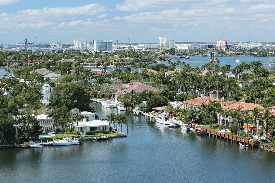 The skyline of modern-day Fort Lauderdale, the namesake of Gen. William Lauderdale