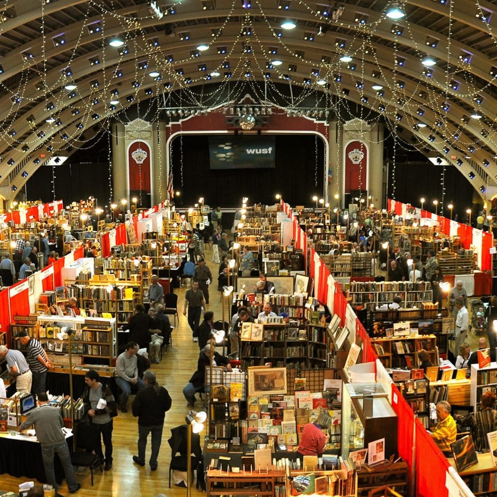 23 Events Around the Sunshine State You Won't Want to Miss This Spring 9 aisles of bookshelves in the St. Petersburg Coliseum