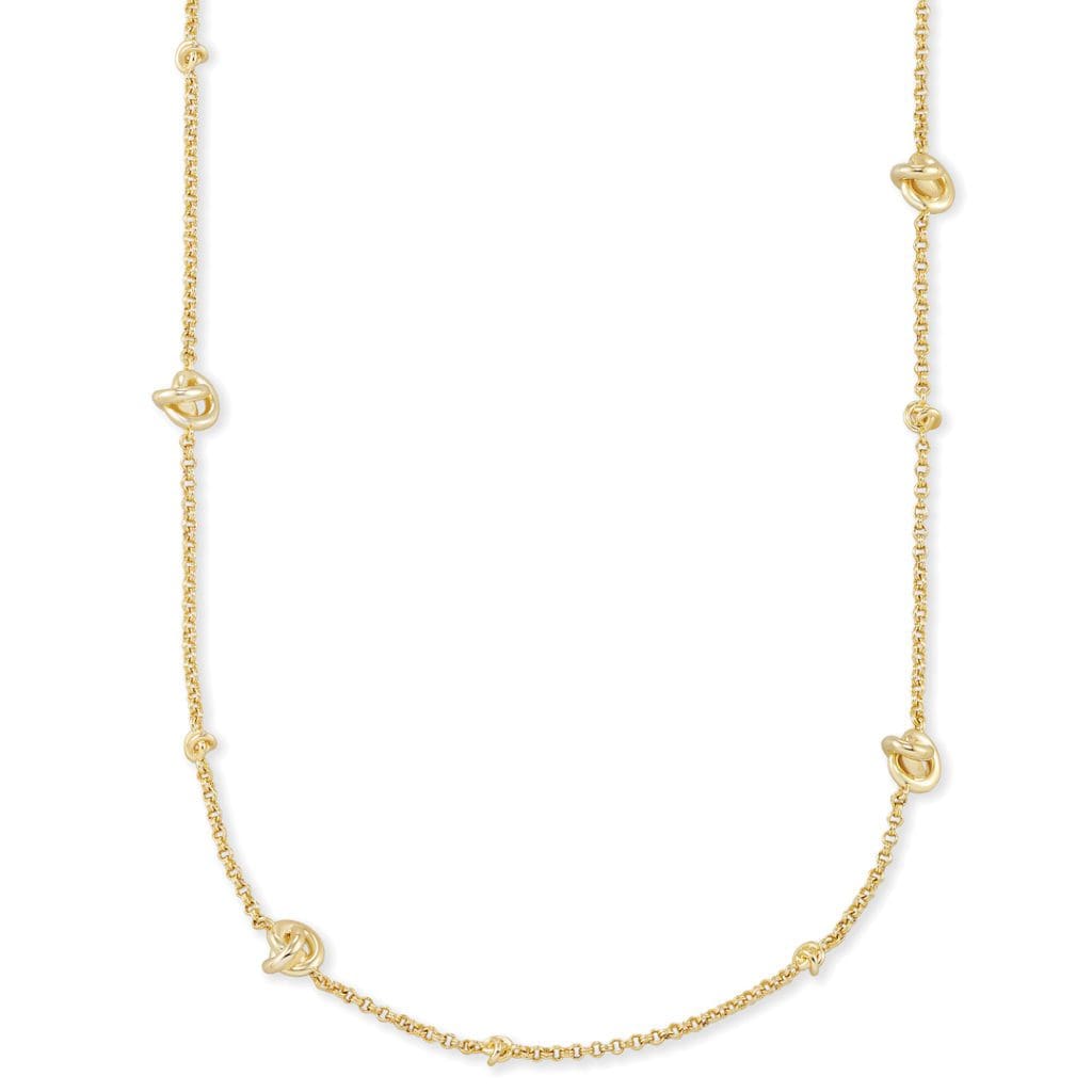 Three Florida-Born Things We're Loving This Spring 1 PRESLEIGH SHORT STRAND NECKLACE GOLD CROP