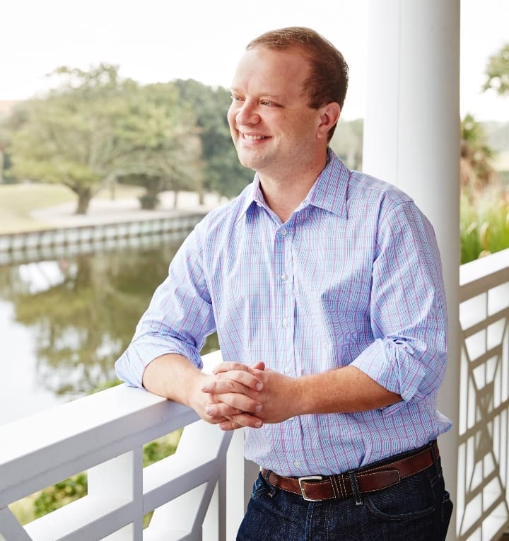 Meet Funnyman Interior Designer Andrew Howard 2 Headshot PC. David Land SQ