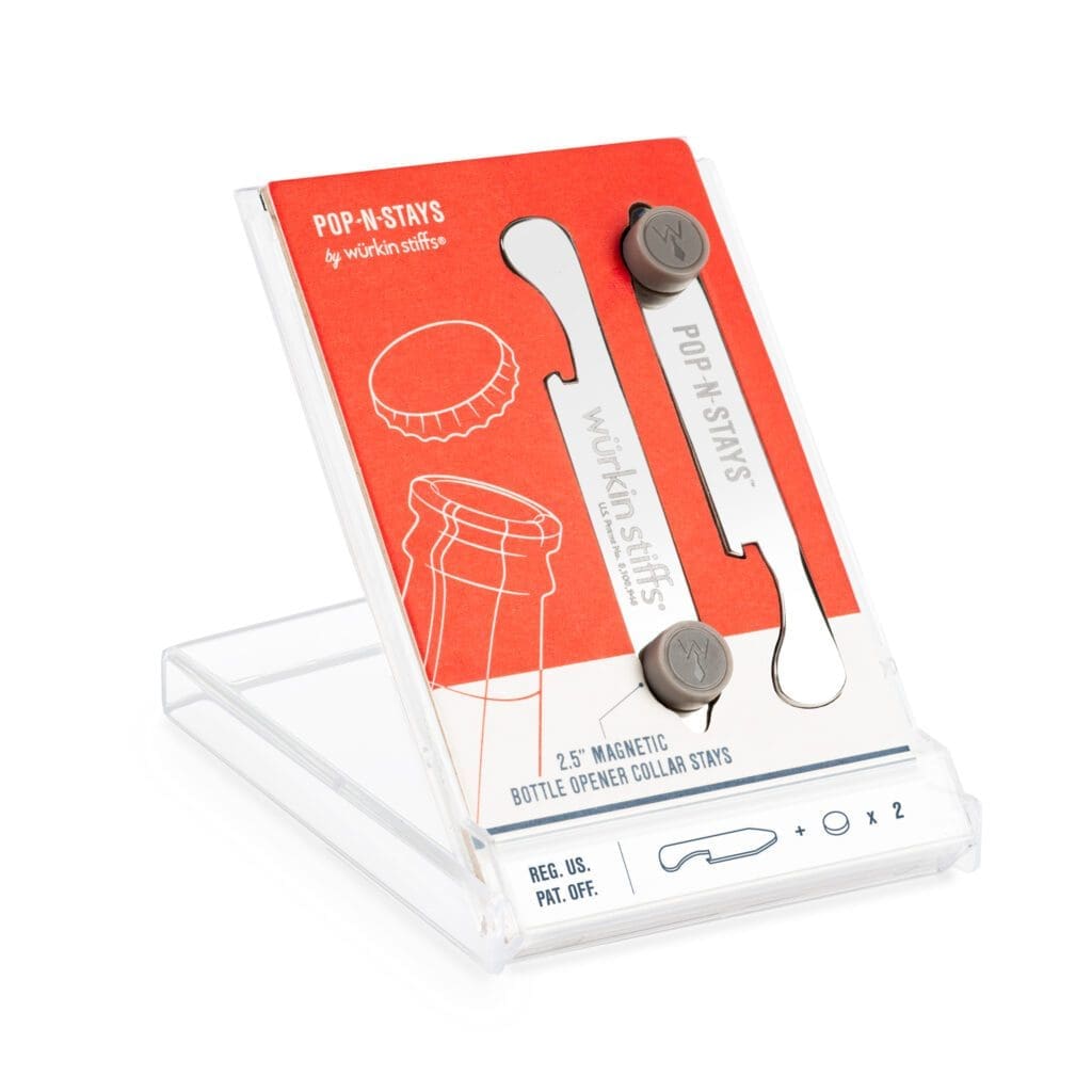 SP642 BTO BOTTLE OPENER COLLAR STAY QUARTER WHITE 11