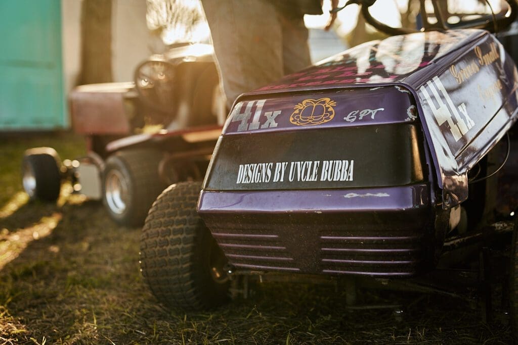 The Great Mow Show: Inside the World of Lawn Mower Racing 2 Proofs FlamingoMag LawnmowerRacing Jan2021 MBKoeth G8A5557