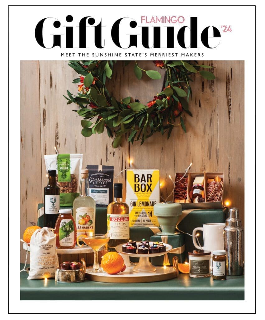 Wrapped In Local Love: Flamingo's 2024 Holiday Gift Guide 1 In Flamingo's 2024 Holiday Gift Guide find Florida's best local makers, Sunshine State gifts and independent shops.