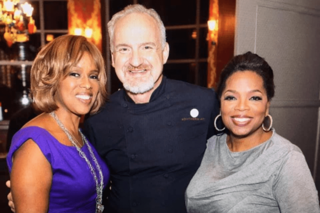 Chef Art Smith with Oprah Winfrey and Gayle King.