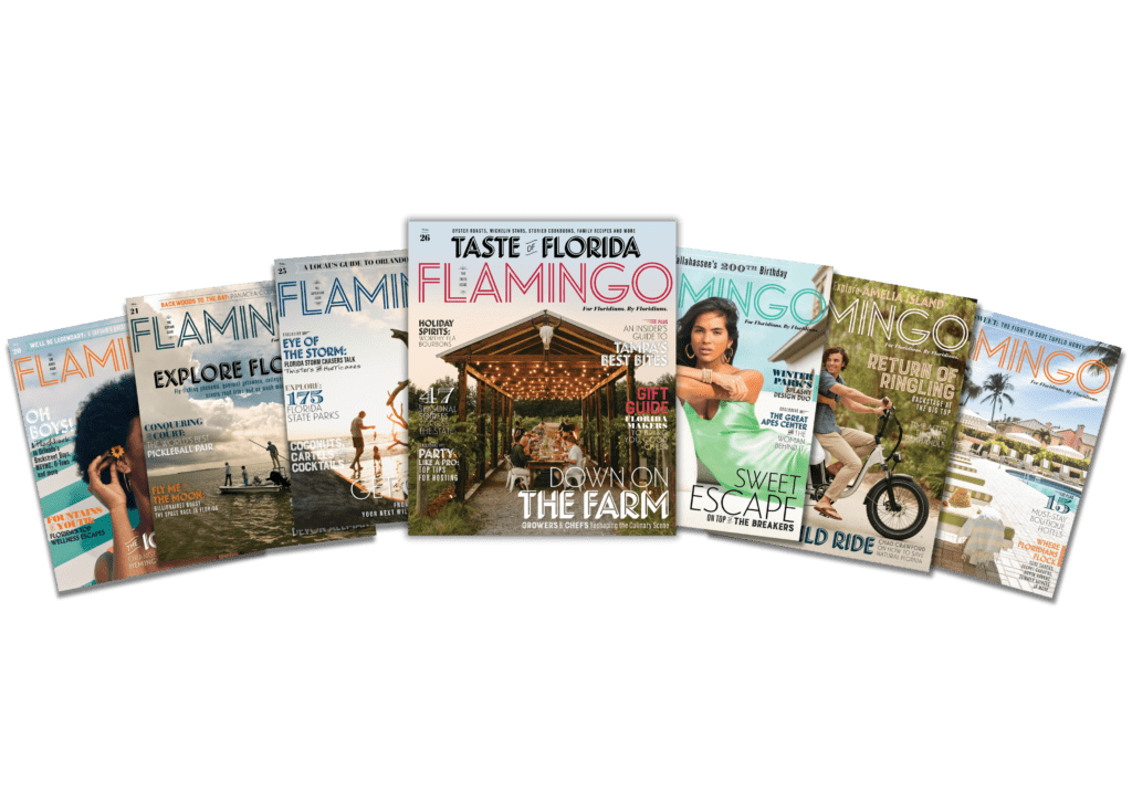 Florida-Made Gifts for Your Valentine 6 Flamingo Magazine Fan 2.3.25 2