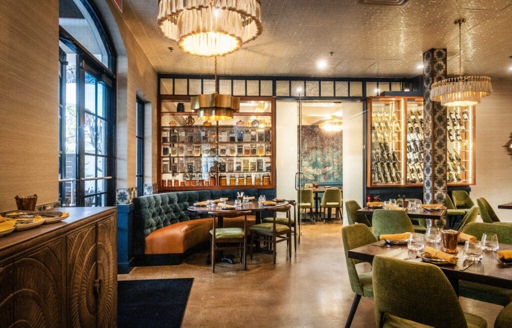 Dining room at Ela Curry & Cocktails