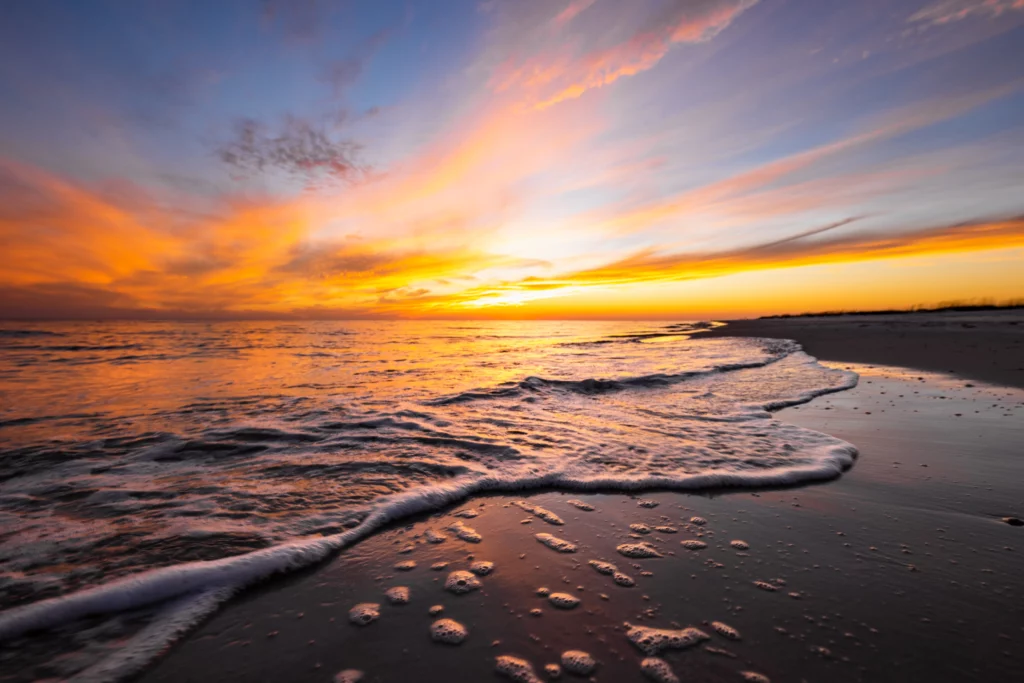 No Stoplights, No Chains, No Worries: Welcome to Mexico Beach 1 A sunset over Mexico Beach