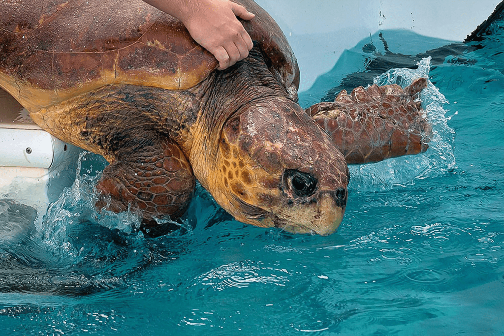 The Sea Turtle Hospital in The Florida Keys serves as a rescue and rehab center for sea turtles.