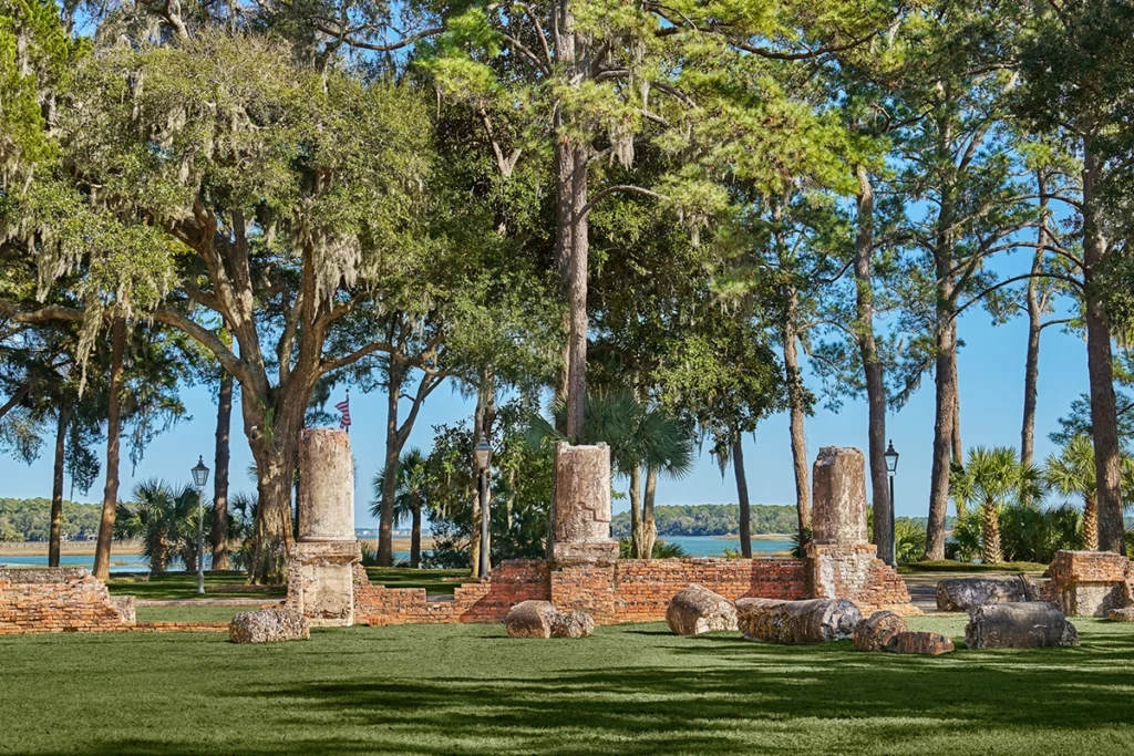 Our Editor Takes a Trip to Palmetto Bluff: South Carolina's Jewel on the River 4 Ruins of Palmetto's past serve as a reminder for how far the community has grown—and as a destination for ancient architecture lovers.