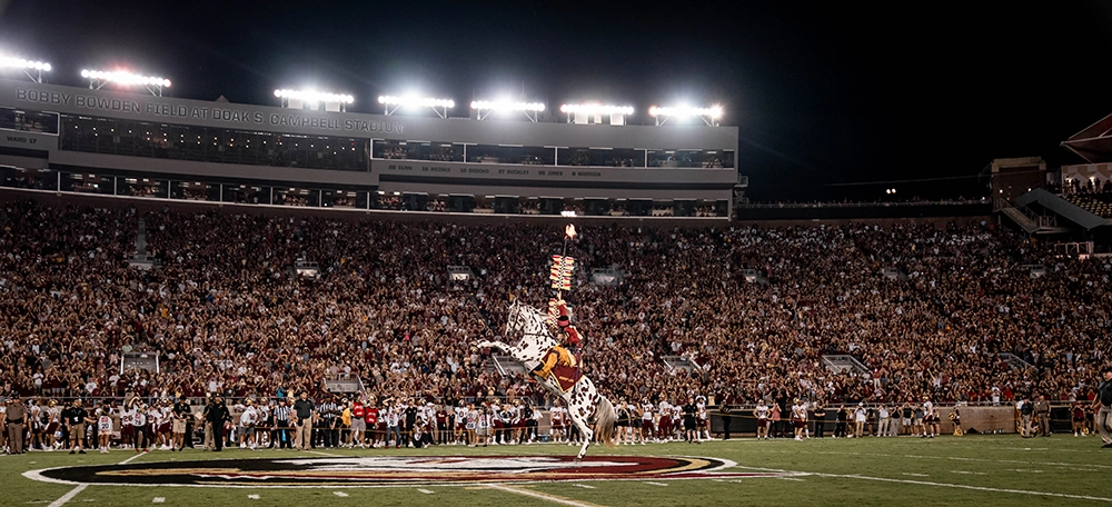 More Than Mascots: How 3 College Icons Became Football Legends 8 Osceola and Renegade at Doak Campbell Stadium