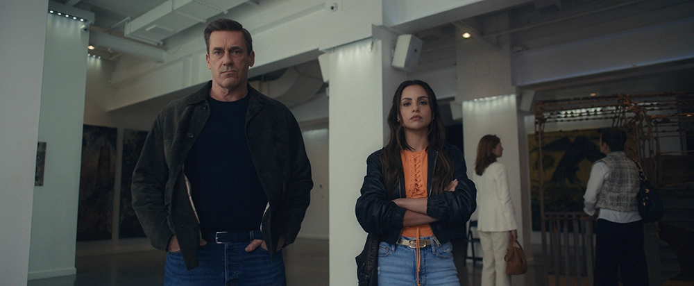 It's Time for Miami Actor Aimee Carrero's Close Up 3 Jon Hamm and Aimee Carrero