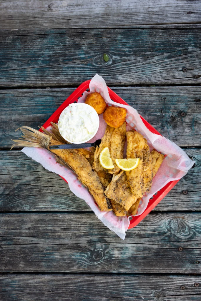 Here's How to Fry Mullet 1 fried mullet