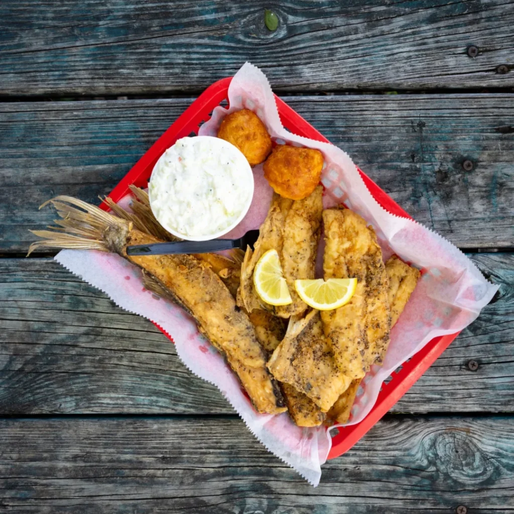 Why Mullet is Making Its Way Back on the Menu 7 Flamingo FriedMullet 2025 scaled e1757689940886