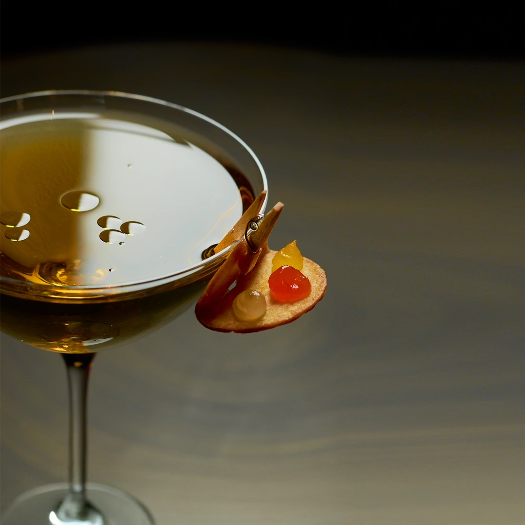 A taco inspired martini.
