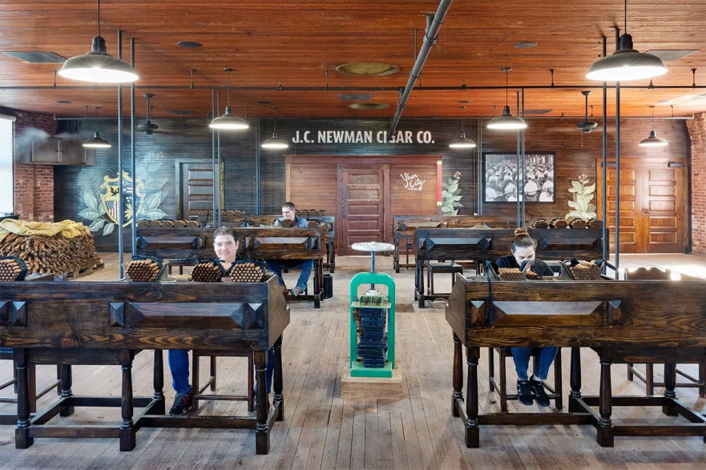 J.C. Newman Cigar Co. Is the Last Hand-Rolling Cigar Factory in the United States 1 J.C. Newman Cigar Co. in Tampa