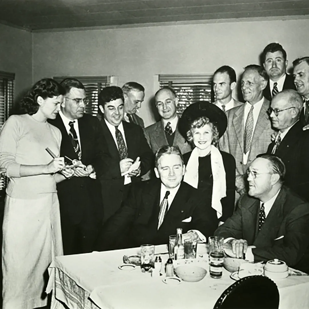 FL Governor Fuller Warren at the Silver Slipper.
