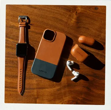 The Homegrown Holiday Edit: 2025 Gift Guide 7 Land Leather Apple accessories.