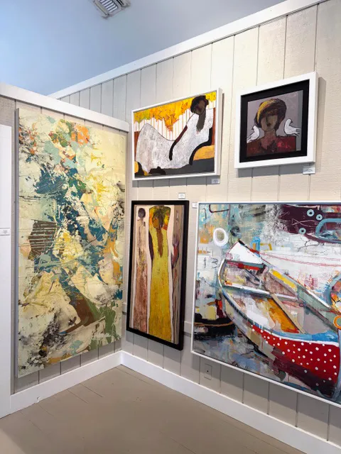 12 New Statewide Openings This Winter 3 Paintings on display at Ria Leigh Gallery.