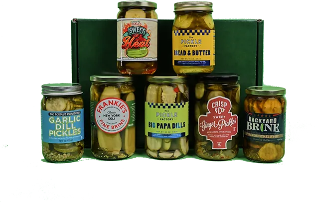 The Homegrown Holiday Edit: 2025 Gift Guide 13 A selection of pickles from The Pickle Factory.