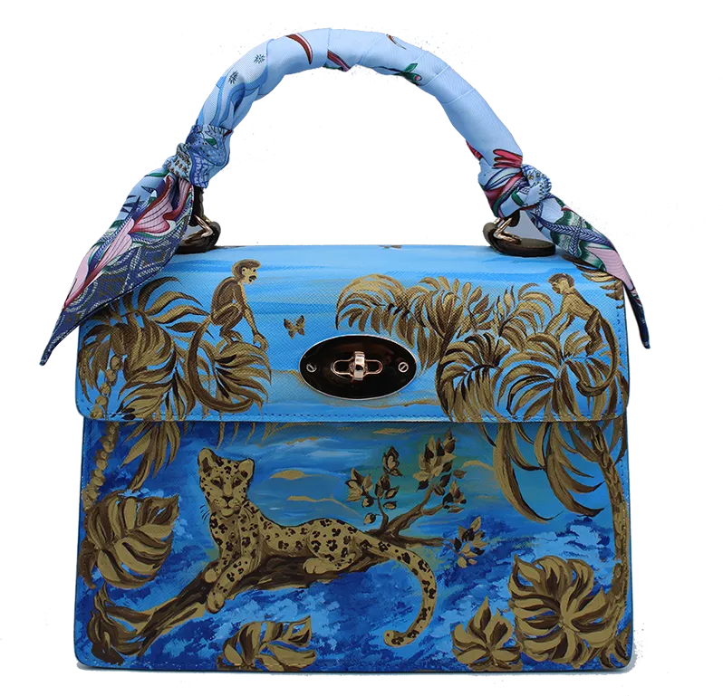 The Homegrown Holiday Edit: 2025 Gift Guide 10 A hand painted Sakal Palm Beach hand bag.