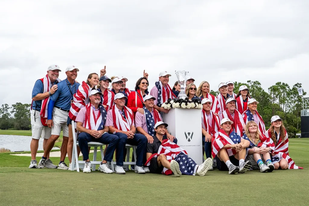 The US team at the Skechers World Champions Cup.