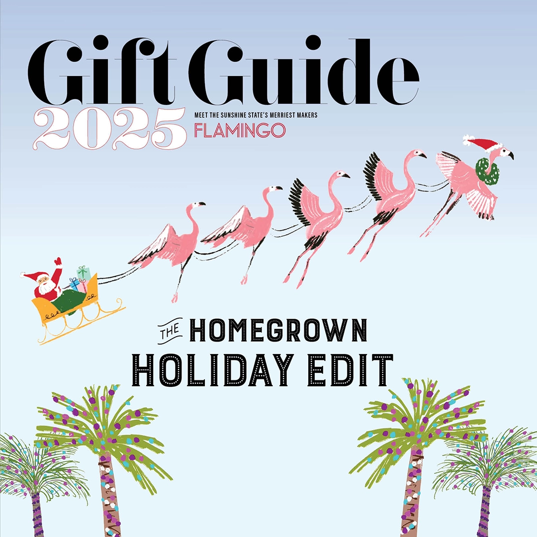 The Homegrown Holiday Edit: 2025 Gift Guide 1 Flamingo 2025 Gift Guide cover.