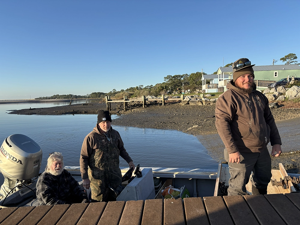 The 5-Year Apalachicola Oyster Ban Is Lifted 4 oystermen in Apalachicola Bay