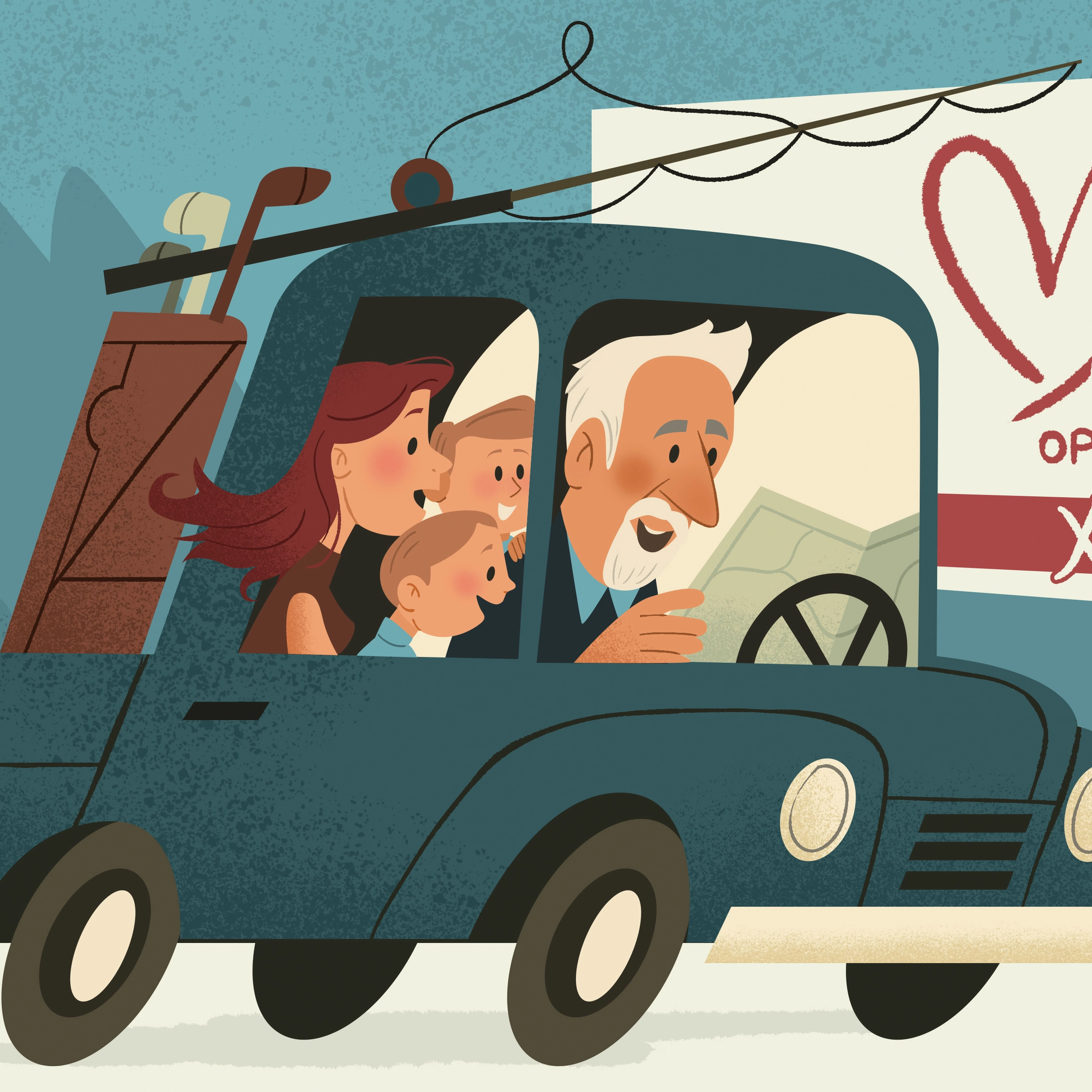 Flamingo PrissyCarSquare 2026