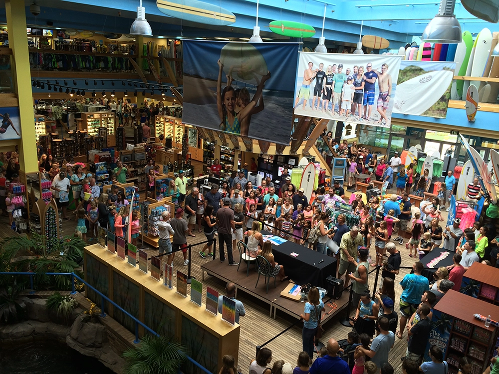 Ron Jon Surf Shop and Bethany Hamilton