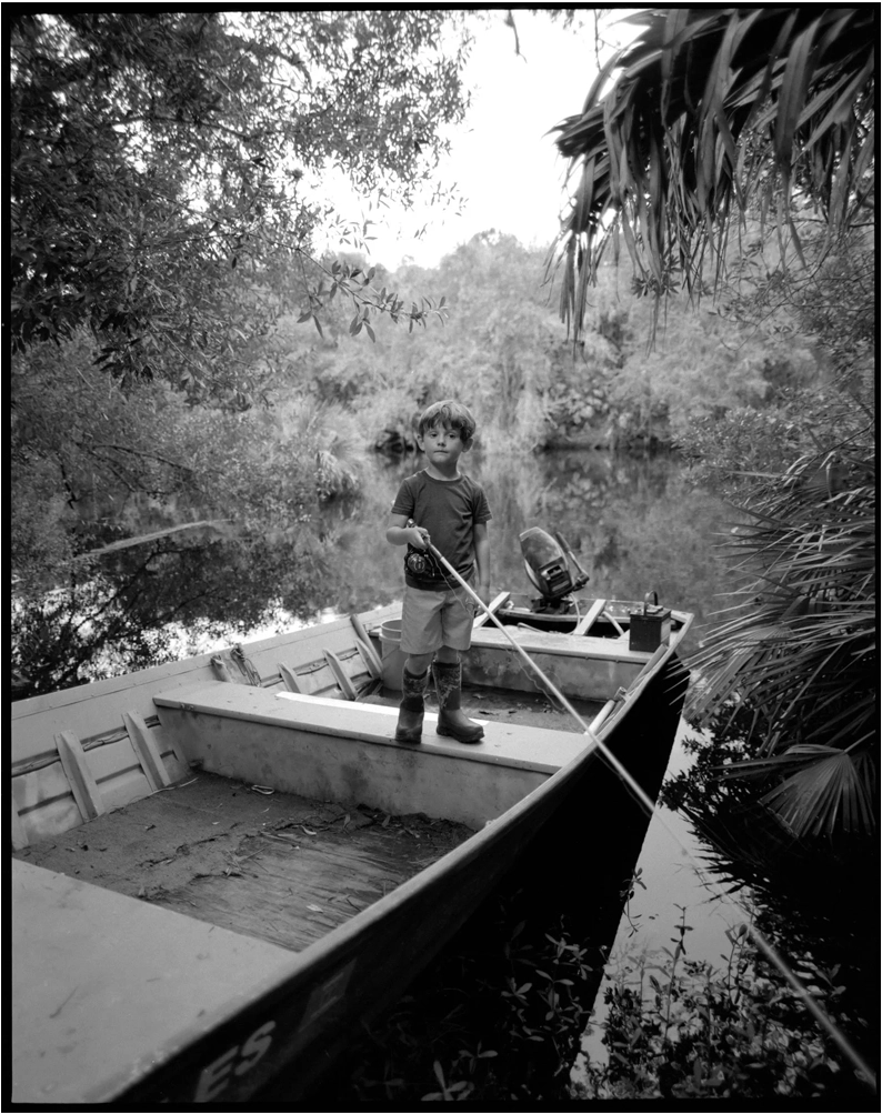 A Wild Florida Childhood Captured on Camera 2 fishing on Myakka River