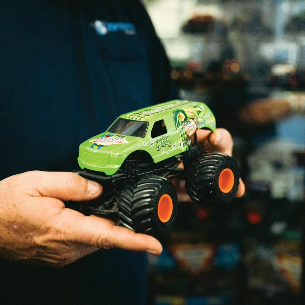 Meet the Monster Truck Family of Central Florida 11 Jester die-cast collectible
