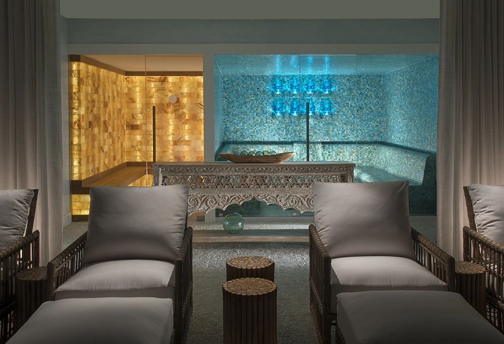 salt room and steam room at Bungalows Key Largo