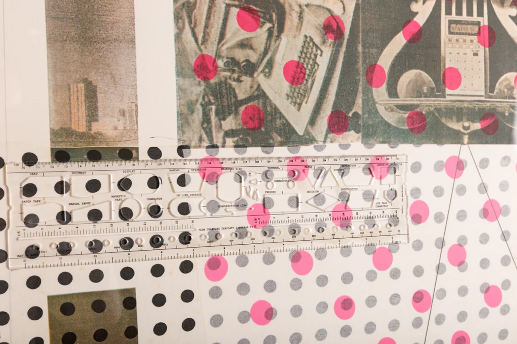 Rauschenberg's "CAGE" painting